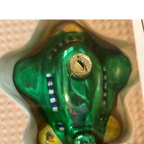 NIB Childs Glass Christmas Ornaments Motorcycle Sailboat Plane Bug Car - Picture 4 of 8